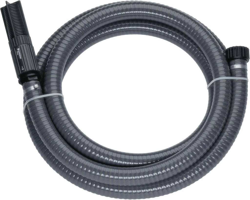 Set silențios pentru pompă de grădină Gardena 4100: Pompă de irigații foarte silențioasă și inovatoare, cu racord de aspirație de 3,5 m și furtun Classic de 20 m, debit 4100 l/h, motor de 550 W, impermeabilă, economică (9051-20)