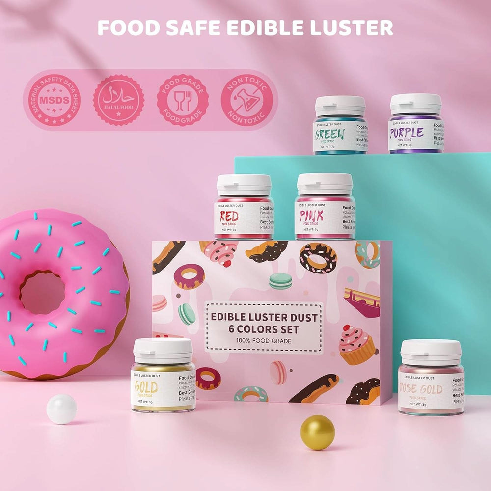 Edible glitter, 3 grams Naty Shop