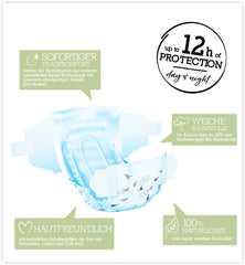 Pure & Nature Organic Diapers Size 6 XL (17-28kg) Monthly Box 84 Organic Diapers