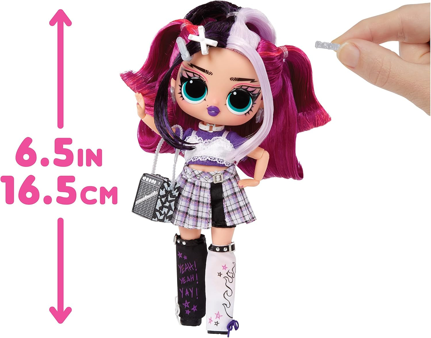 LOL Surprise! Păpușă la modă pentru preadolescenti, seria 4 - Jenny Rox - Despachetează 15 surprize și accesorii fabuloase - Cadou excelent pentru copii cu vârsta de 4 ani și peste