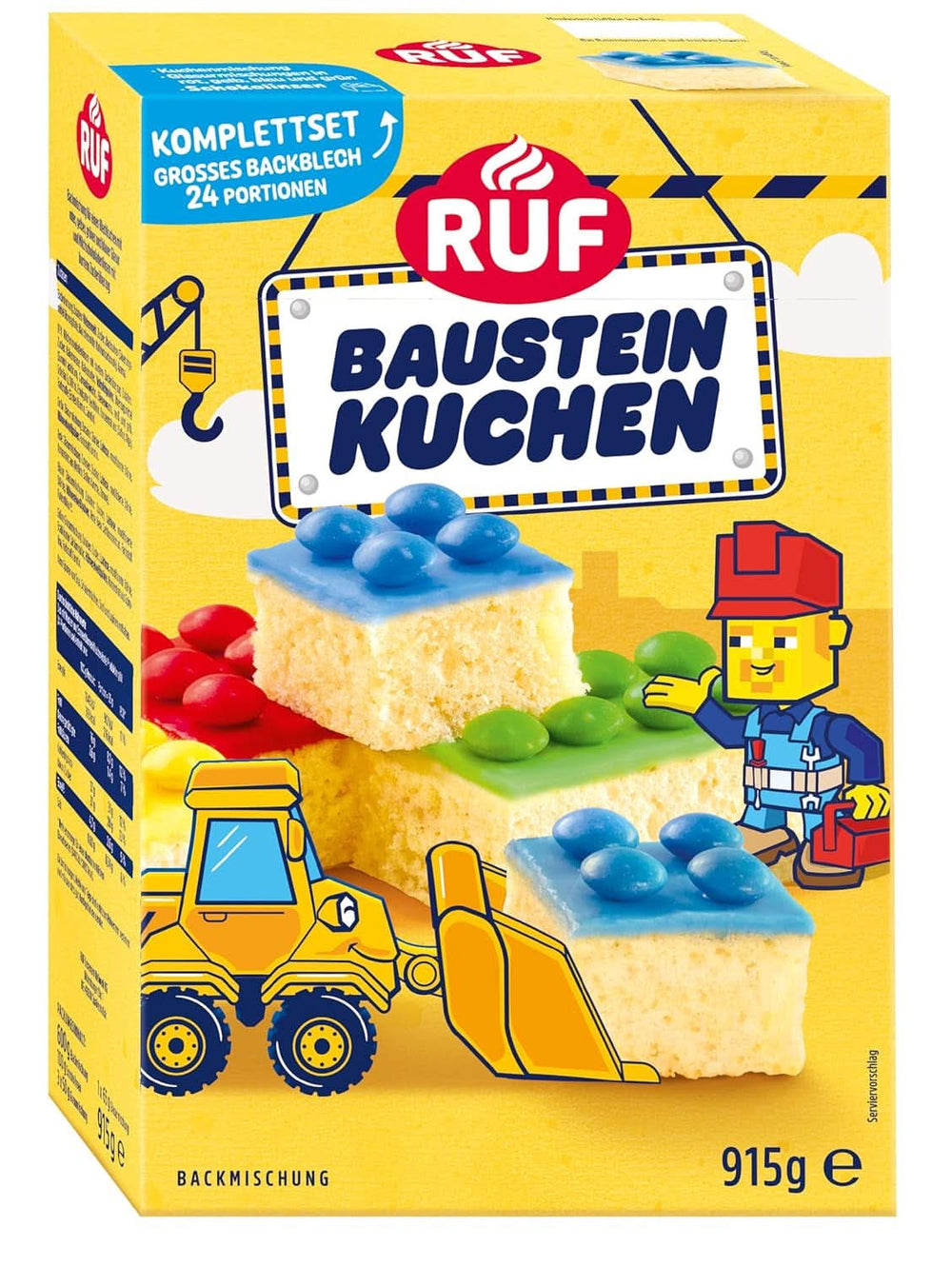 RUF Mix for cakes, various colors Glazes and Decor Naty Shop 915 grams Constructor's Cake