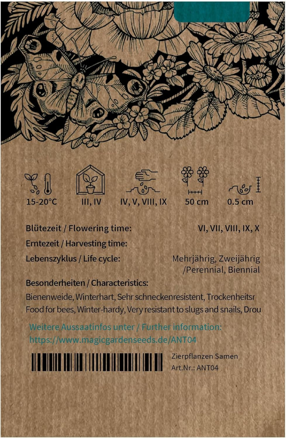 Dye's Chamomile (Anthemis tinctoria) - about 800 seeds of the traditional dye plant and perennial wildflower