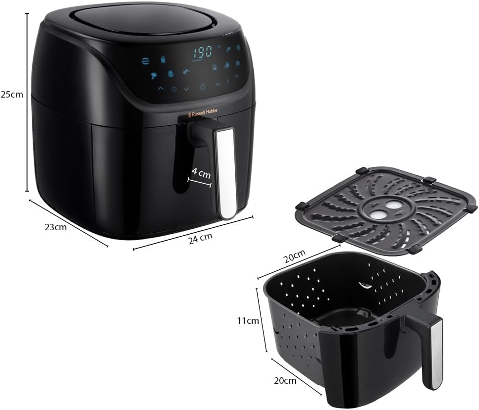 Russell Hobbs Air Fryer L 4L Rapid Airfryer, 7 cooking functions, 10 programs Home Appliances Naty Shop