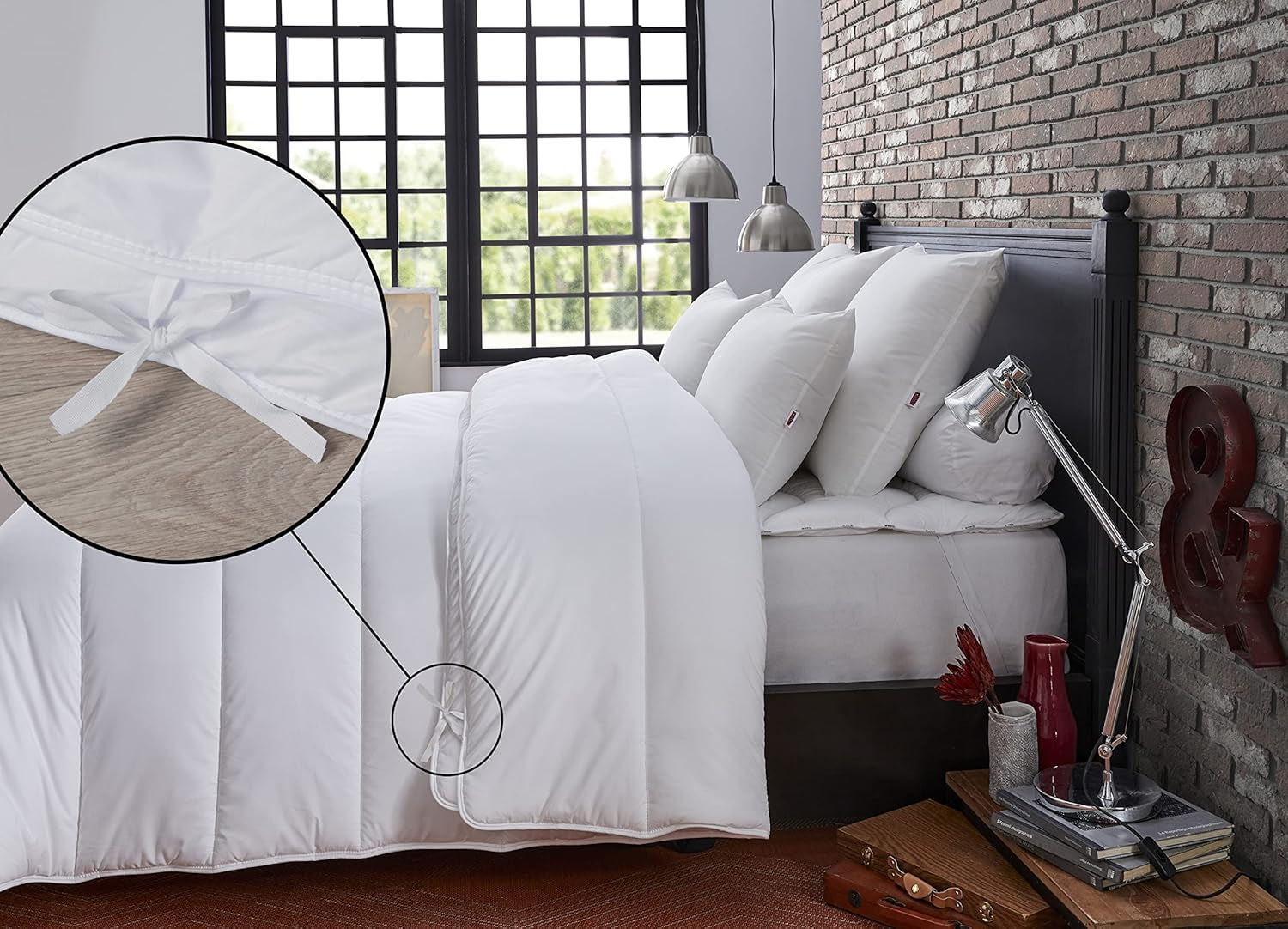 DODO 25665 Pentru 4 anotimpuri Cuvertură 140 X 200 Cm Poliester Alb Plapumi si pilote Naty Shop