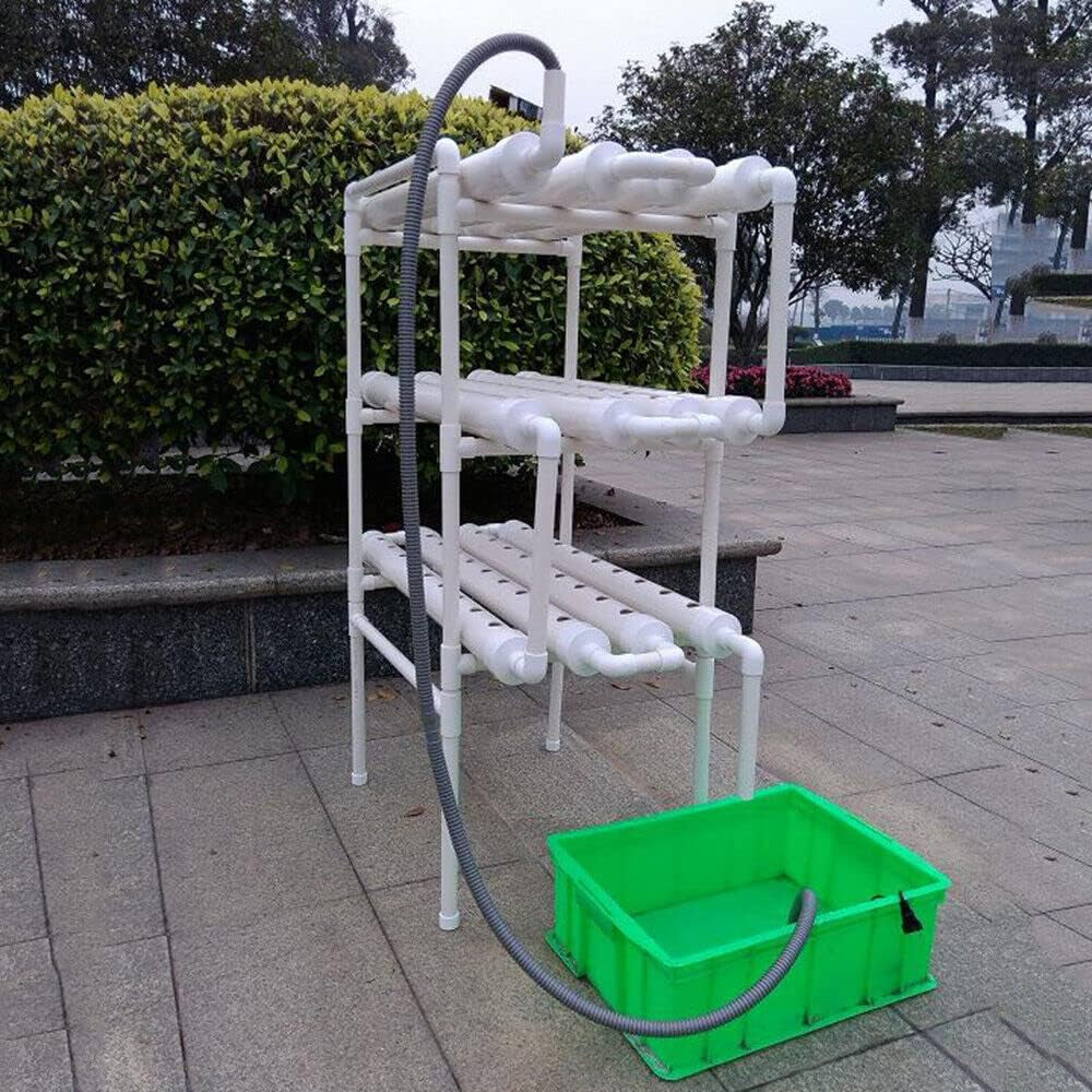 3 Tier Hydroponic Grow System Kit 108 Growing Places Hydroponic System for Vegetables Grow Kit Soilless Grow System Hydroponic Kits for Leafy Vegetables.