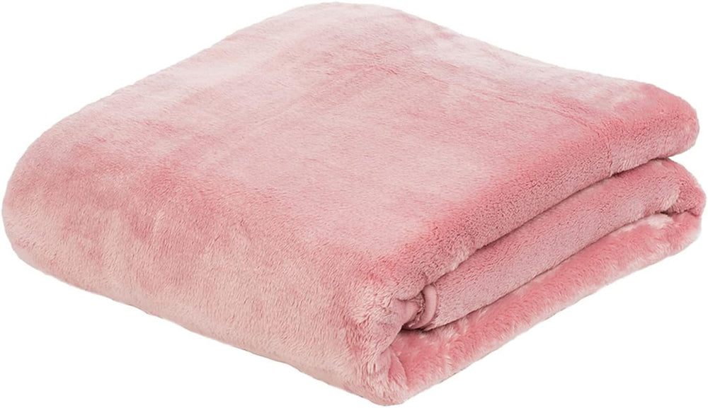 Gözze - Comfortable Blanket Premium Cashmere-Feeling, 500 G/M², 180 X 220 Cm - mustard Beds and Blankets Besuche den GÃ¶zze-Store Dark Pink 220 X 240 Cm