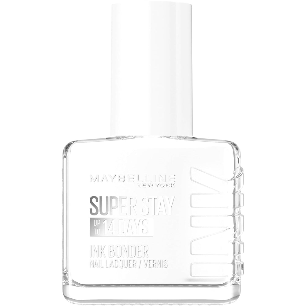 Maybelline New York Super Stay Ink Bonder 940 Alpine Snow - long-lasting nail polish for strong nails and intense color, 12.3 ml