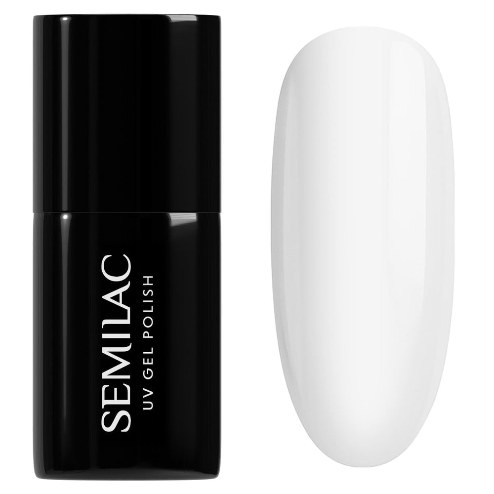 Semilac UV Nail Polish 029 Espresso 7ml Black White Collection
