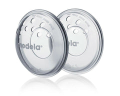 Medela breast shells - BPA-free, made of soft silicone, with breathable ventilation holes, includes 2 shells Accessories Food and Breastfeeding Bebe Naty Shop