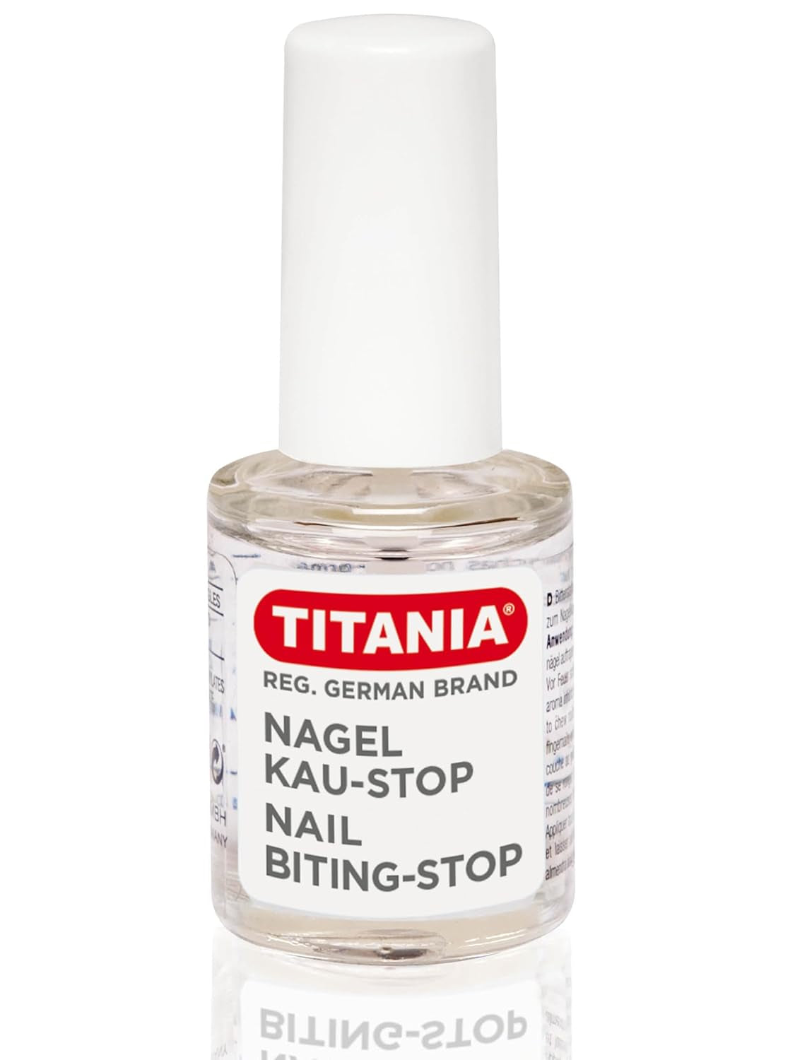 TITANIA Oja anti-roșare (10ml) • Oja împotriva roderii unghiilor • Prevenirea roderii unghiilor • Protecție împotriva roderii unghiilor de la mâini • Prevenirea roderii unghiilor de la mâini