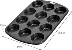 Original Kaiser Inspiration, Pan for 12 muffins 38 X 27 cm Naty Shop