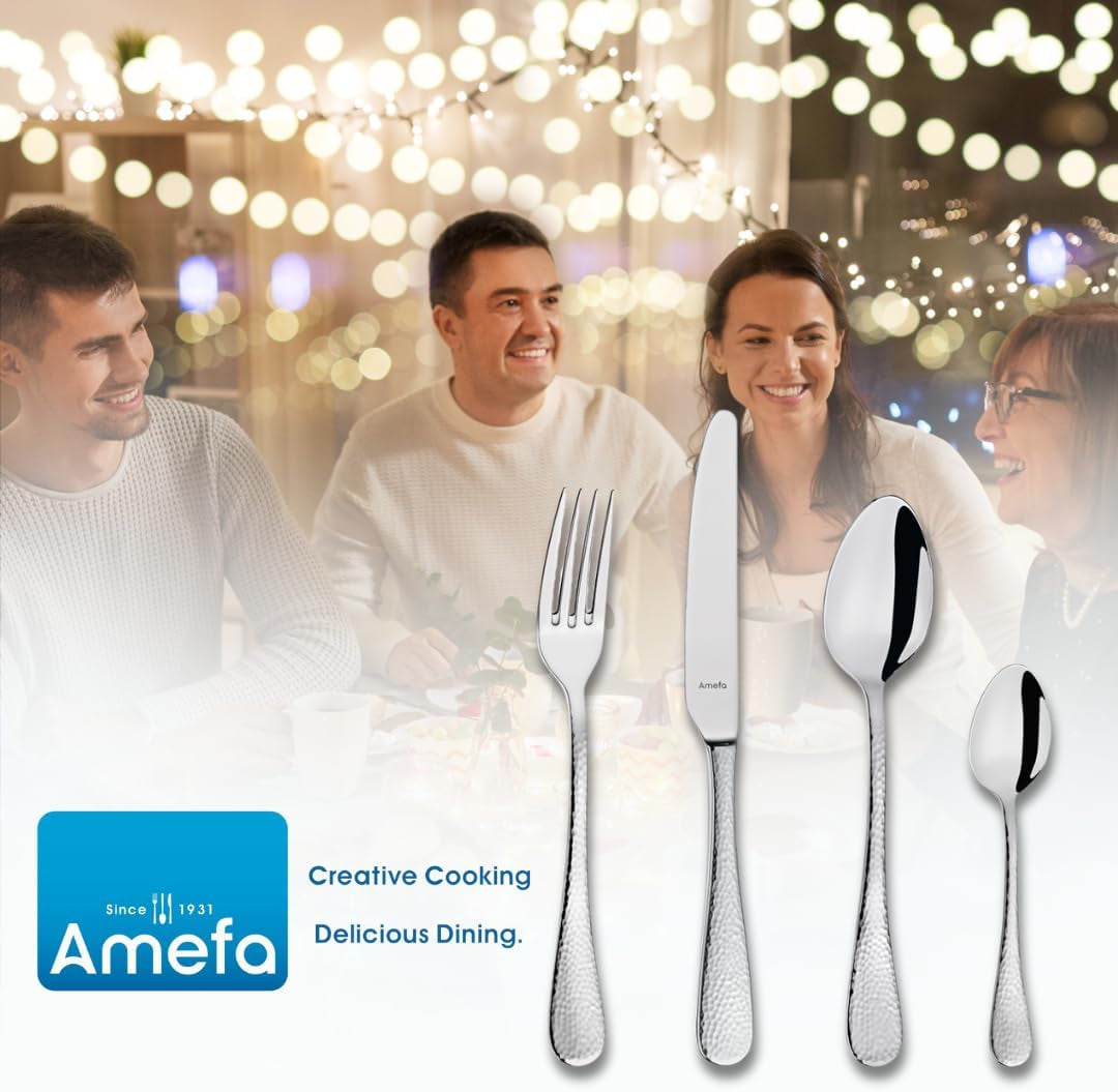 Amefa Sierra cutlery set 6 people | 24-Part Stainless Steel 18/10 Kitchen Naty Shop
