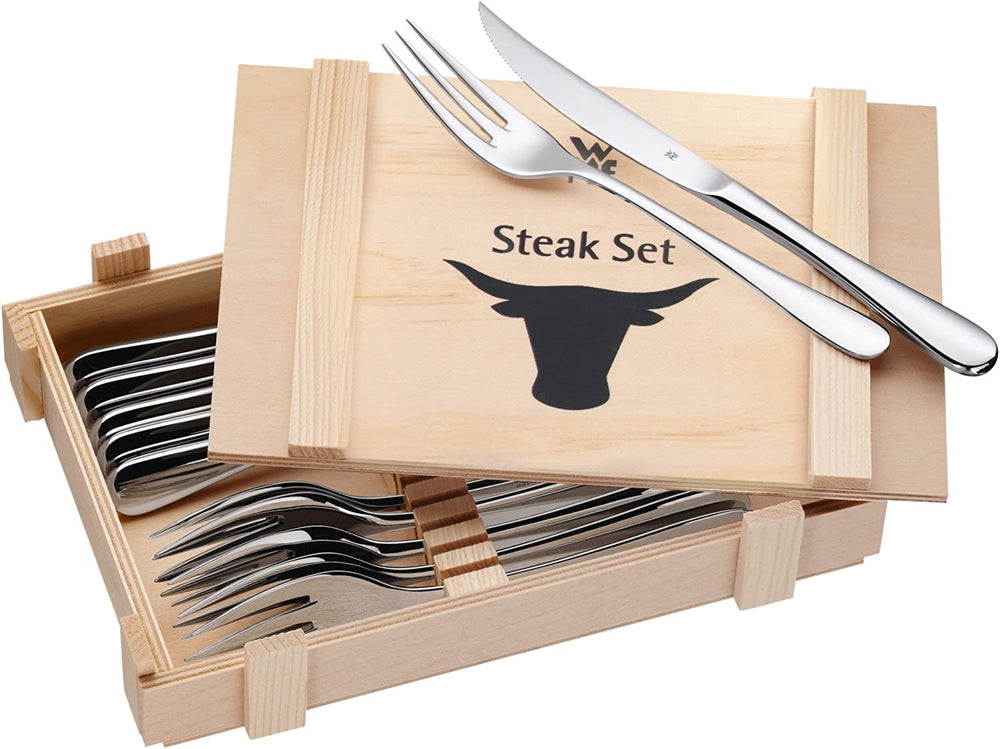 WMF Steak Cutlery Set 12 Pieces for 6 People Naty Shop