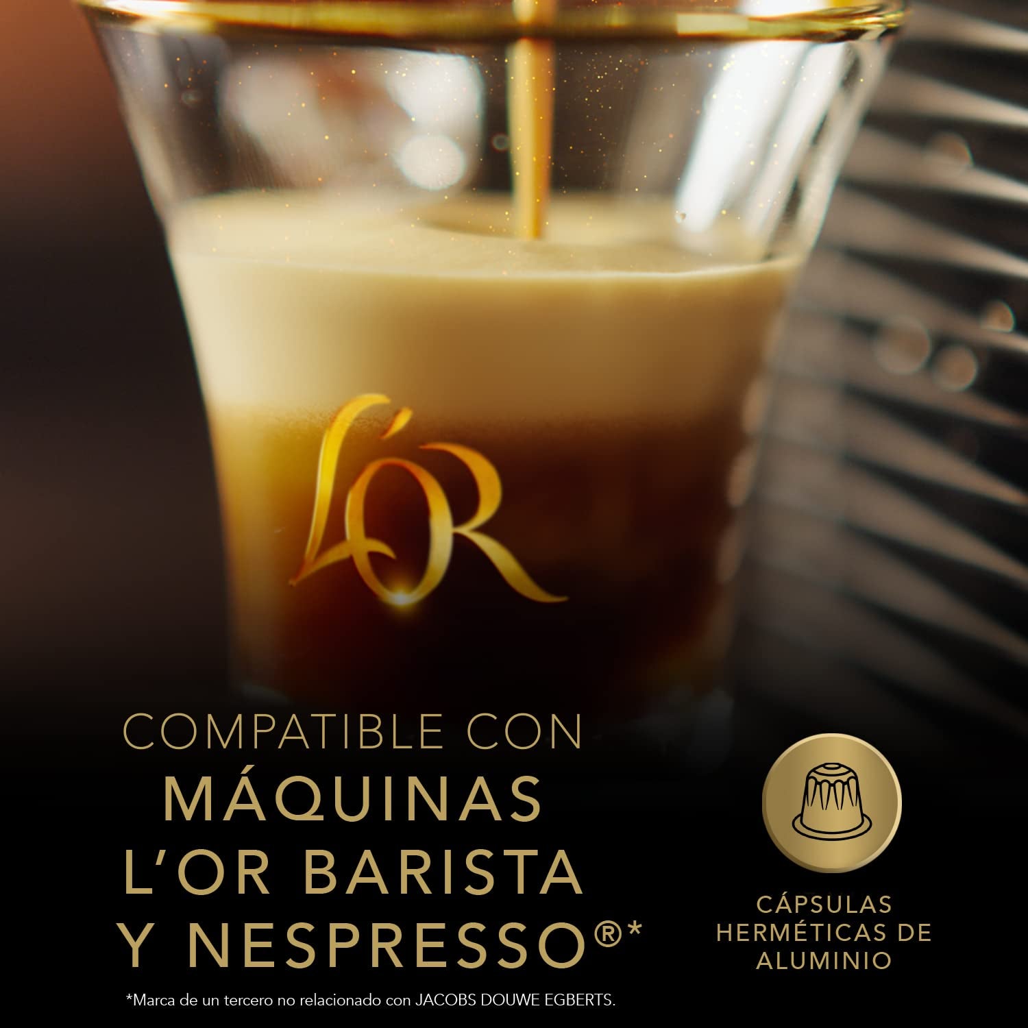 L'OR Espresso Koffiecups Lungo Profondo (200 Lungo Koffie Capsules, Geschikt voor Nespresso* Koffiemachines, Intensiteit 08/12, 100% Arabica Koffie, UTZ Gecertificeerd), 10 x 20 Cups
