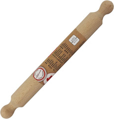 Zenker Nudelholz für die Küche, Material aus Holz zum einfachen Ausrollen von Teig, Teigrolle für Gebäck, Gebäck, Kekse, Maße 40 cm x Ø 4 cm