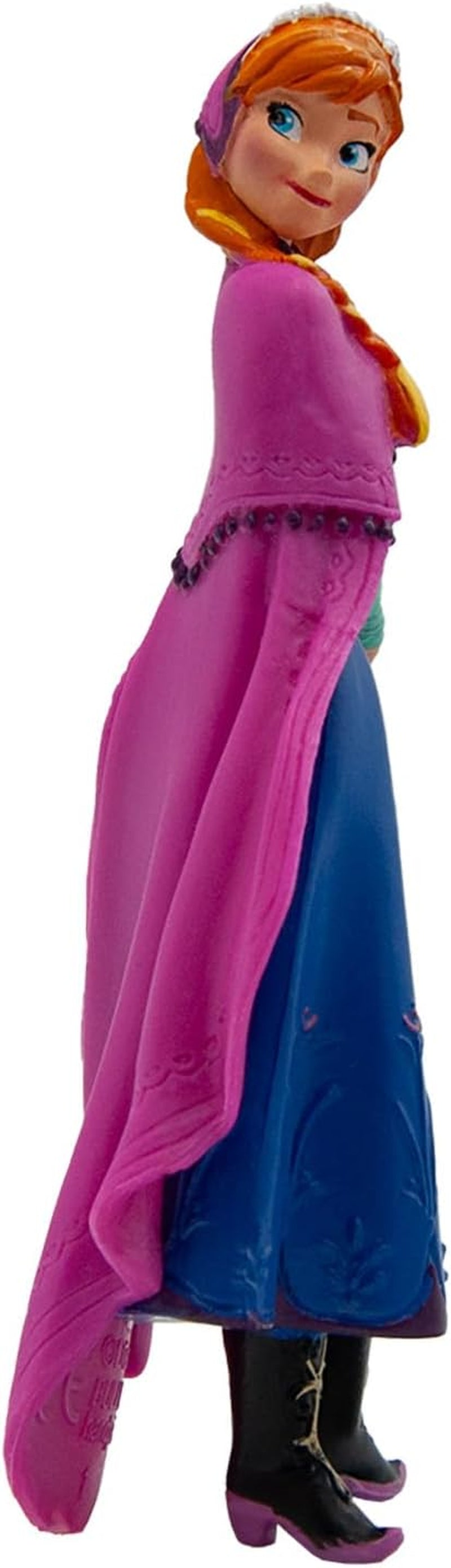 Bullyland 12960 - Figurină Prințesa Anna din filmul Frozen de Walt Disney, aprox. 9,5 cm, foarte detaliată, ideală ca un mic cadou pentru copiii cu vârsta de 3 ani și peste