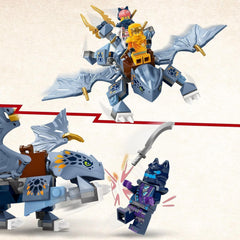LEGO NINJAGO Riyu The Baby Dragon Dragon Toy with 3 Mini Figures Buildable Ninja Toy for 6 Years Old Boys and Girls Action-packed Gift for Kids 71810 Building Sets Besuche den LEGO-Store
