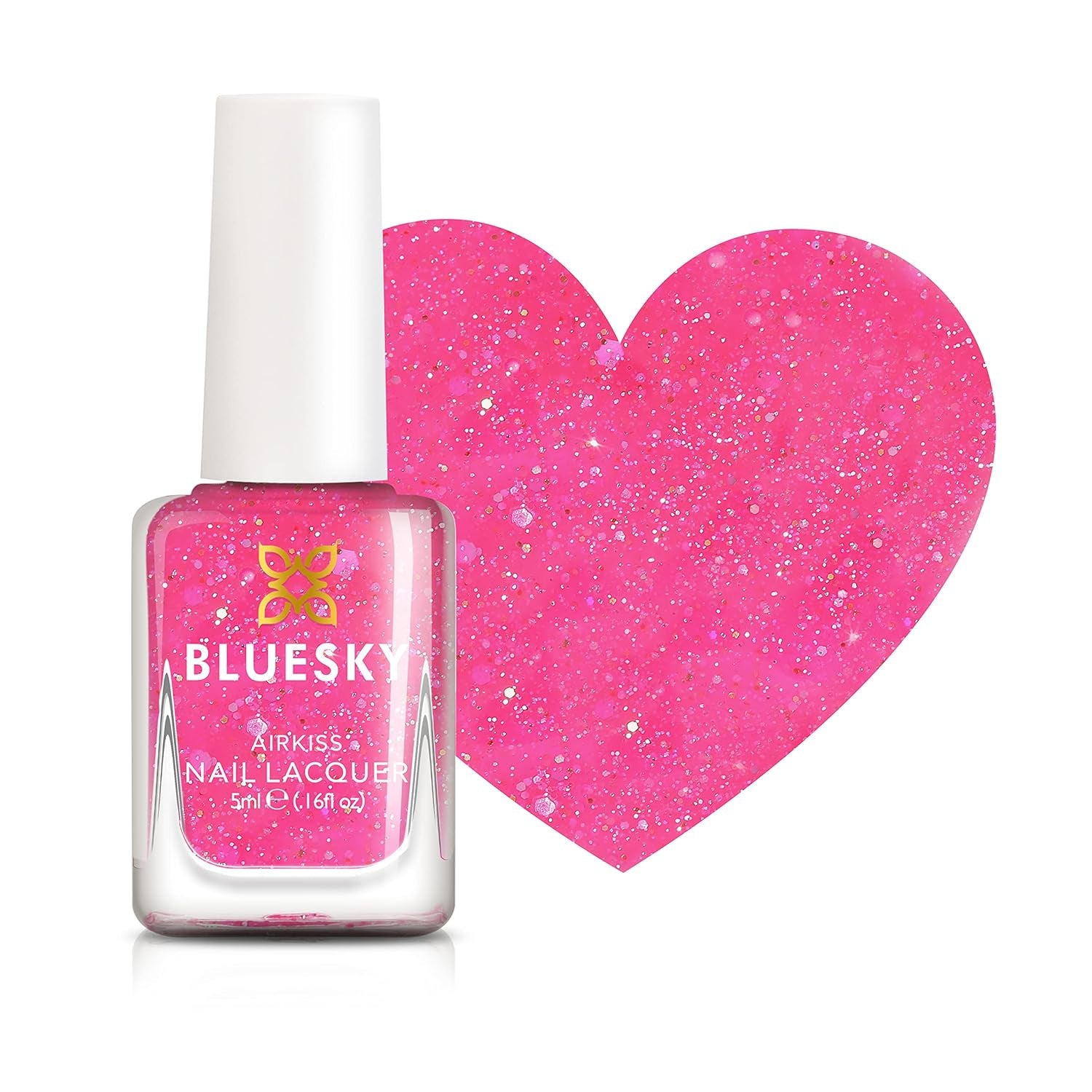 BLUESKY Kids Nail Polish - Peelable Water Based Nail Polish, Solvent Free, Easy To Remove, 5ml (Disco Time)