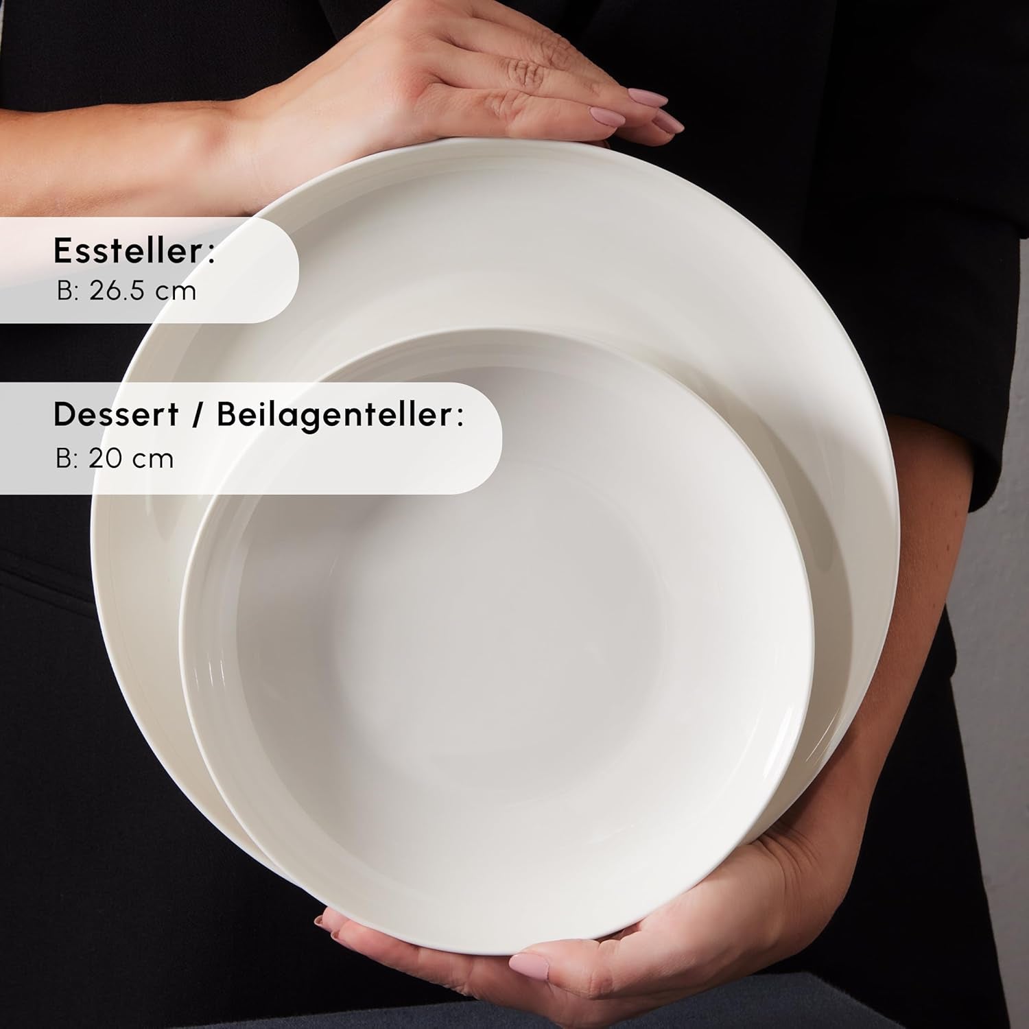 Set de veselă Karaca Allure pentru 12 persoane, New Generation Bone - Set rafinat pentru o cultură a mesei sofisticată