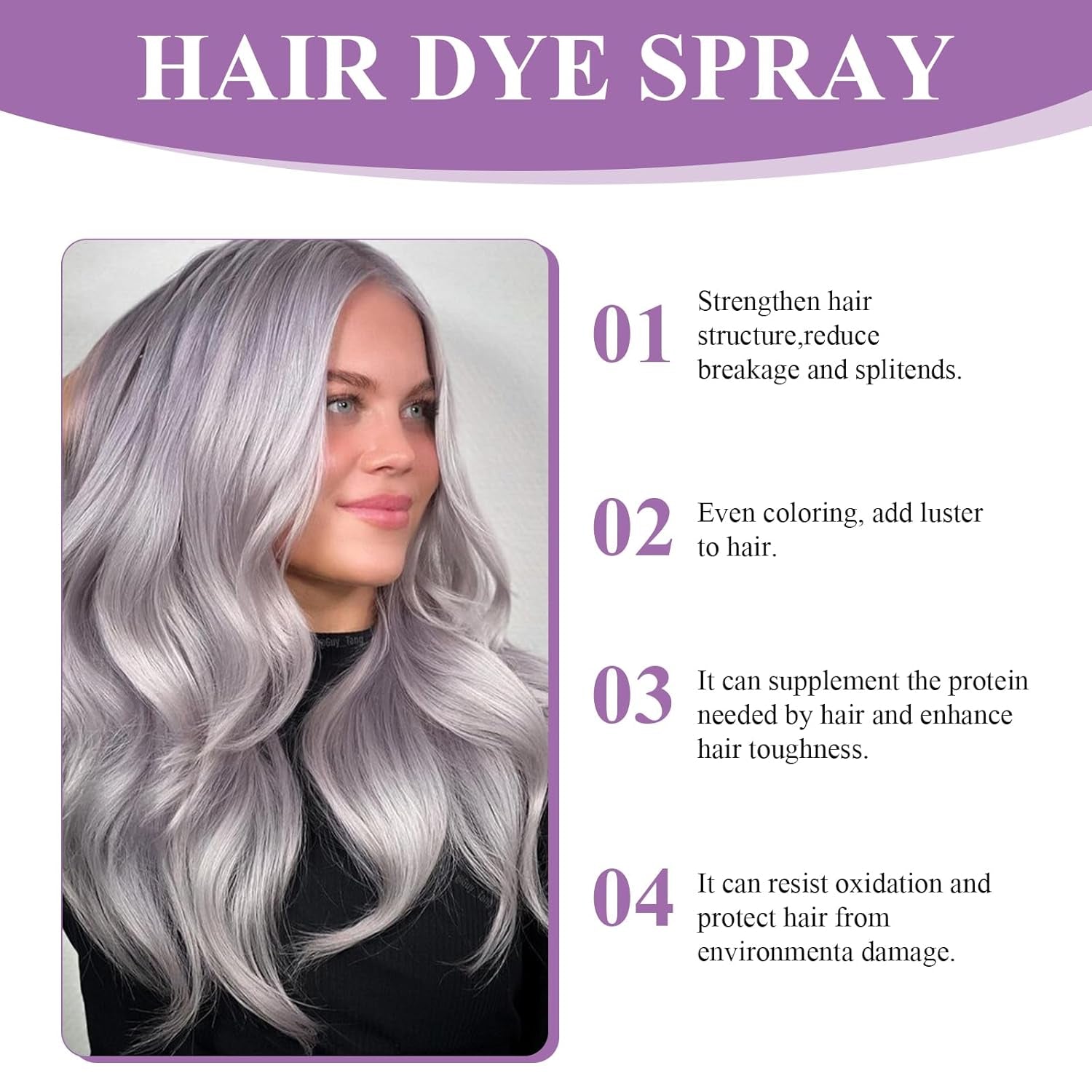 Grey Hair Dye Natural Essence Extract Silver Hair Dye Pieces Silver 2PCS Grey Natural Hair Dye Cream Hair Dye Grey for Unique and Personalised Experiences Vopsea pentru par Naty Shop