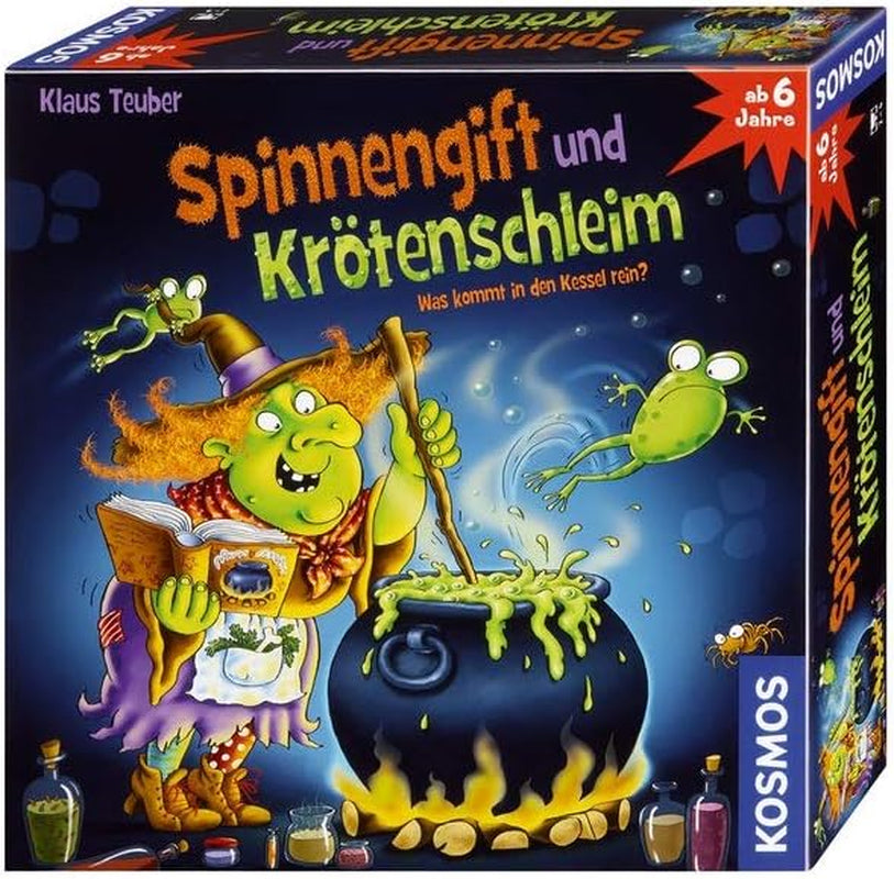 Kosmos 683498 Spider Venom and Frog Slime: What's in the Boiler? A fun memory game for 2-4 players, board game, game for children 6 and up.
