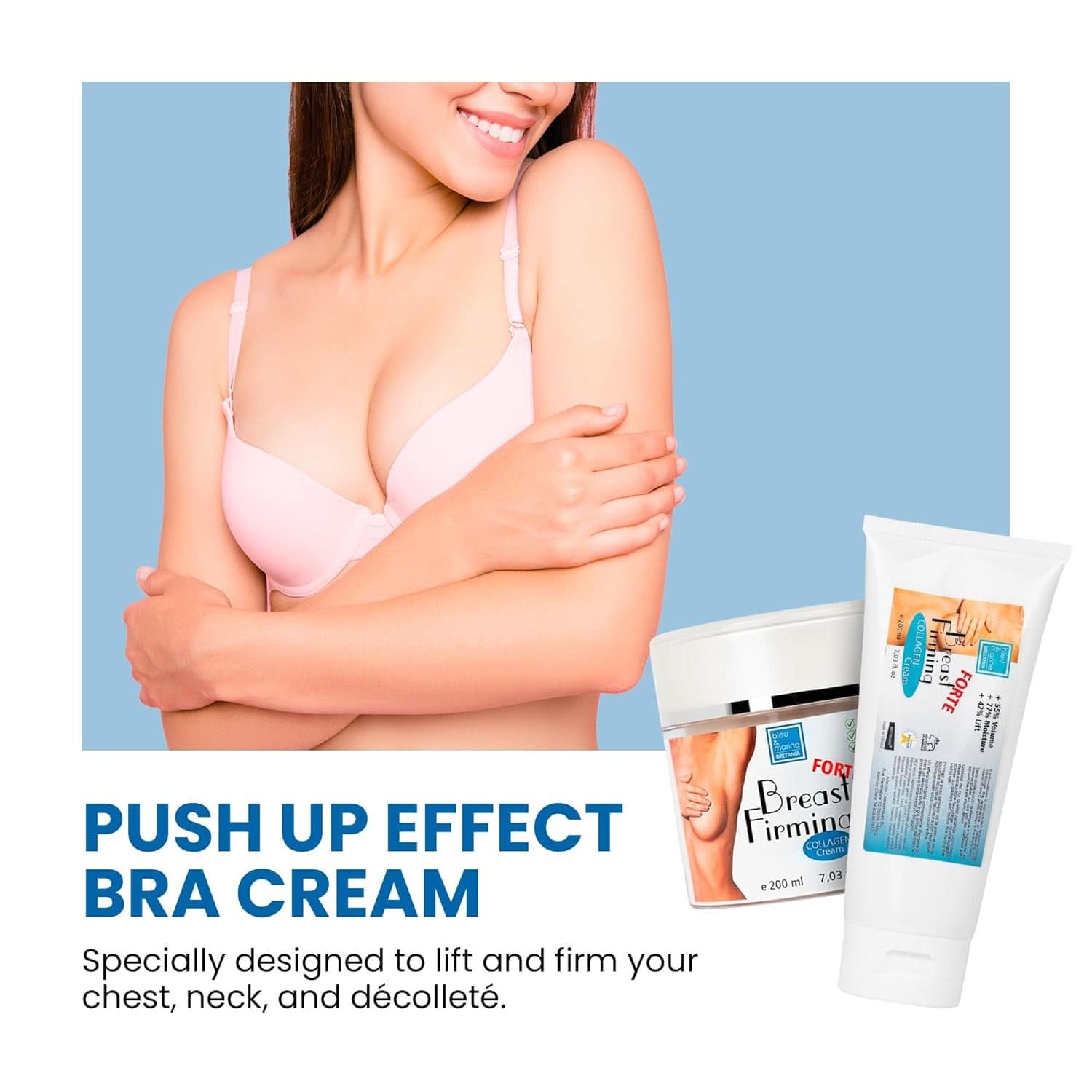 Breast enlargement cream, Forte Neck Décolleté 200 ml Naty Shop