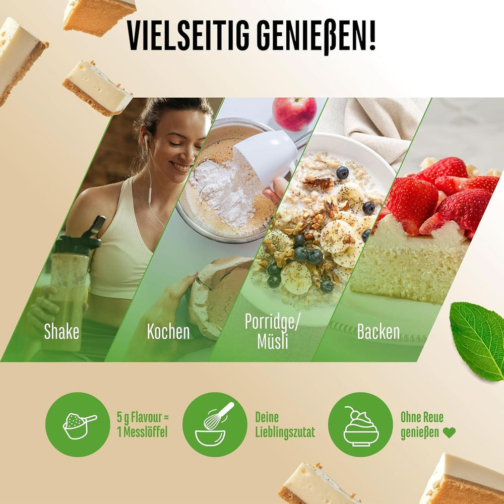 Biscuit Chessecake flavor powder with lots of pieces - 250 grams Naty Shop Flavors