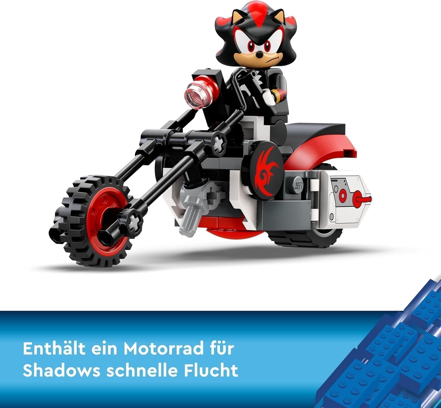 LEGO Sonic the Hedgehog Shadow the Hedgehog Escape Toy Motorcycle and Video Game Figure Set Gift for Gamers and Fans 8 Years Old Boys and Girls Fan Item 76995 Building Sets Besuche den LEGO-Store