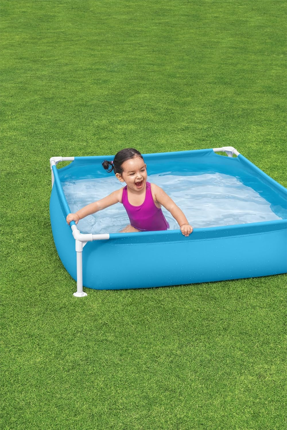 Bestway My First Frame pool 122 x 122 x 30.5 cm, blue, rectangular