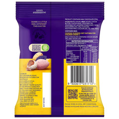 Pungă solidă cu ouă mici de ciocolată (80g) într-o tavă cu zahăr crocant (Easter Forms)