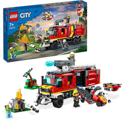 LEGO 60374 City Fire Brigade Command Vehicle Modern Fire Truck Toy with Fire Fighting Drones Figures for Kids Building Sets Besuche den LEGO-Store Singur