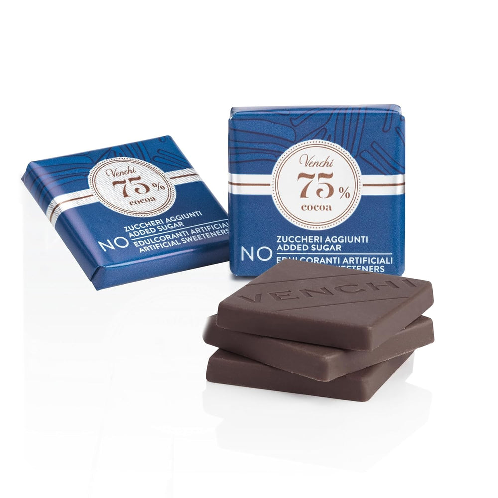 Venchi – Granblend Extra Black 75% NO Added Sugar, 1 kg – NO Artificial Sweeteners – Gluten Free – Vegan