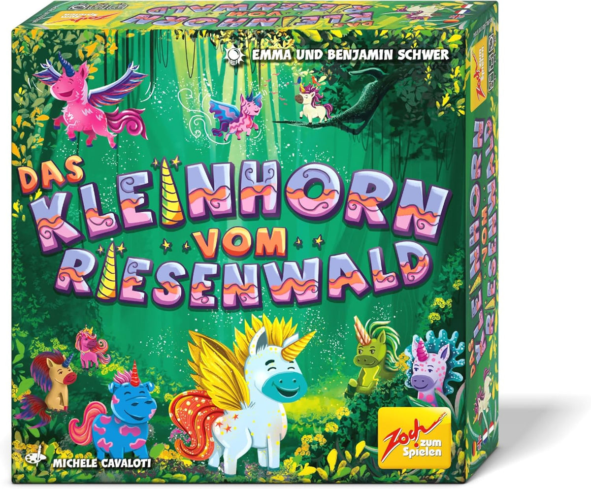 Zoch 601105184 - Little Horn of the Giant Forest (Game for children from 4 years) - fantastic unicorn game for children, for 2-4 players, approx. 20 minutes of play per round