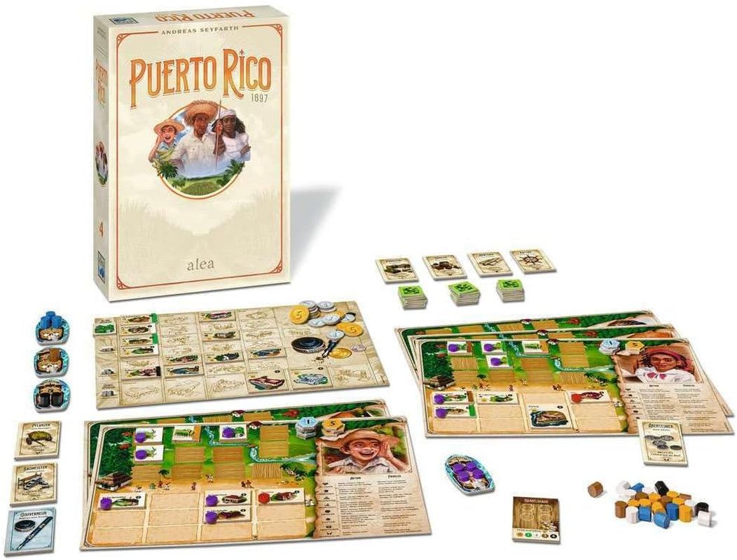 Ravensburger 27347 - Puerto Rico 1897, Classic, Strategy Game for 2-5 Players Ages 12+, Alea Games