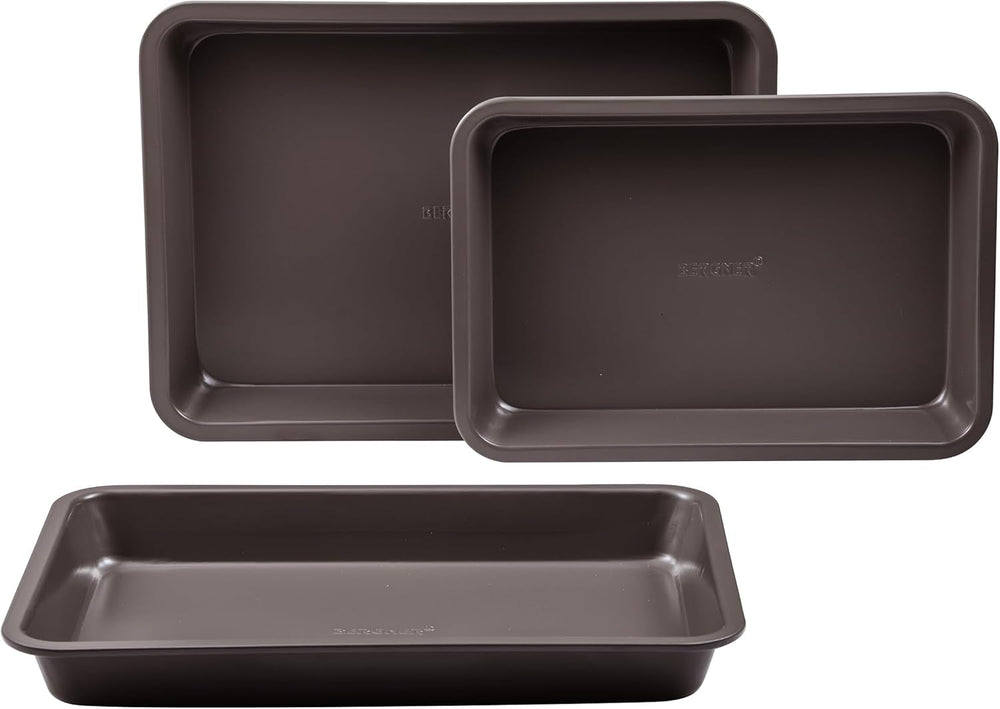 BERGNER BAKING LOVERS - Set Von 2 X 6 Cup Muffinformen - Kohlenstoffstahl Mit Ilag Essential, PFOA Frei, Leicht Zu Reinigen Molds and trays for baking Naty Shop 4.5 Cm | 25 Cm | 34.3 Cm