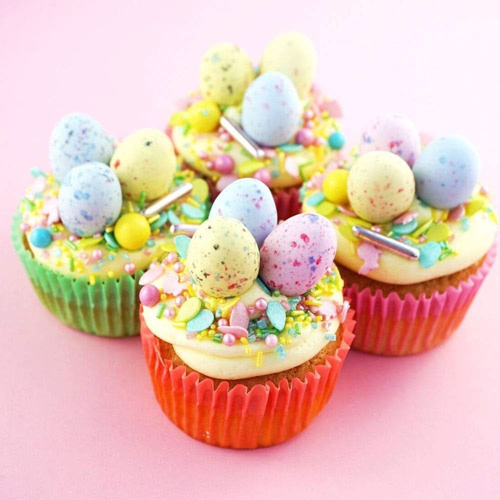 Super Sprinkles, Hoppladihopp, Sprinkles with Easter motifs, 90 grams Naty Shop