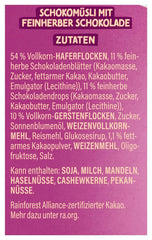 Dr. Oetker Vitalis Dark Chocolate Muesli: Dark Chocolate Breakfast Muesli, Pack of 6 (6 x 600g)