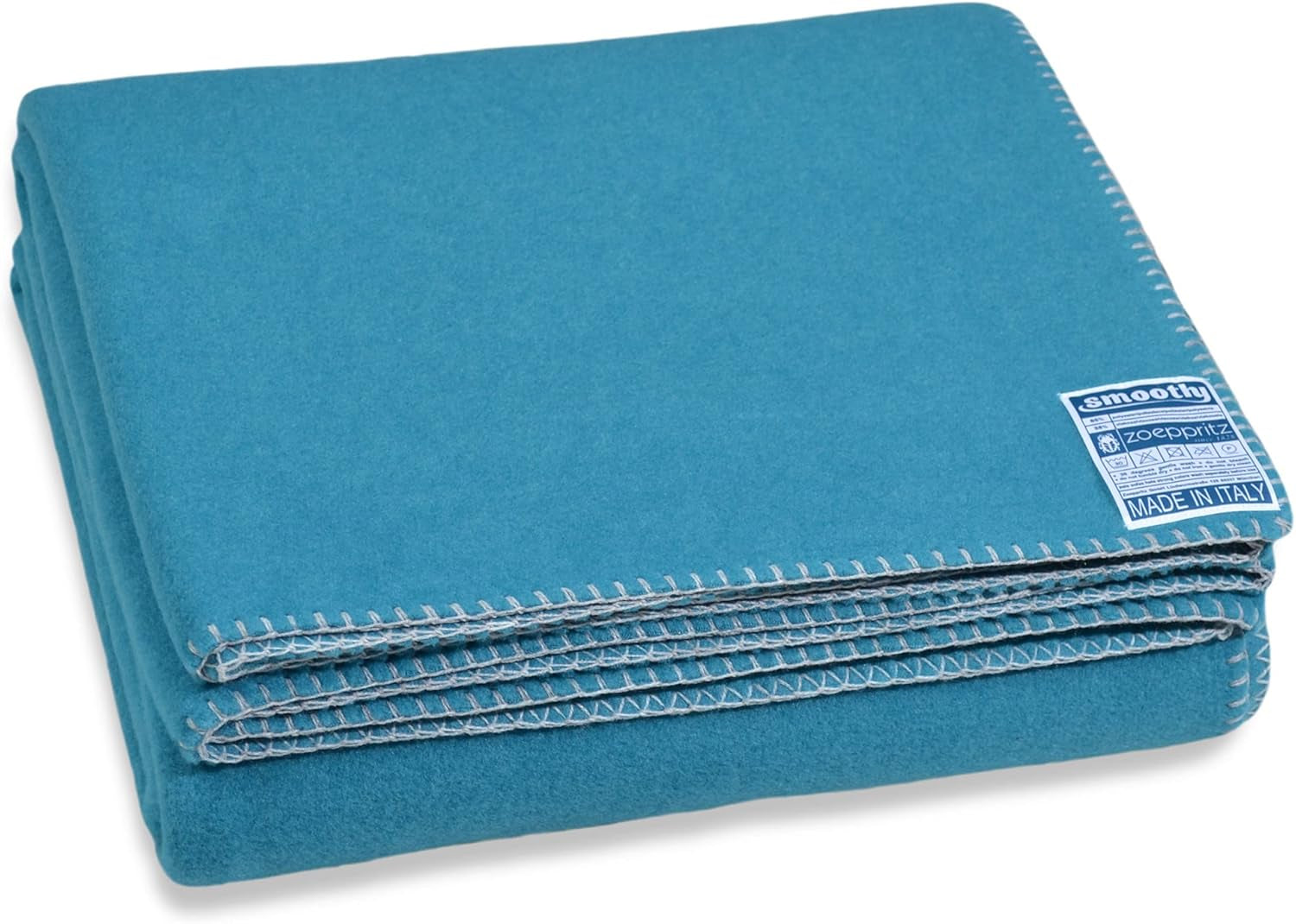 Zoeppritz since 1828 Smoothy fleece blanket - Fluffy comfortable polar fleece blanket - Vegan - 140X190Cm - 010 Off-White, 010 Offwhite Zoeppritz Since 1828 760 Curacao 140X190Cm