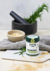 Fuchs Gewürze - Rosmarin gemahlen - zum Würzen von Fisch, Fleisch und Gemüse - natural ingredients - 30 g in wiederverwendbarer, recyclebarer Dose