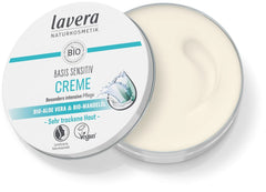 Lavera Basis Sensitiv, intensive care for dry skin with Aloe Vera and almond oil, 150 ml Naty Shop