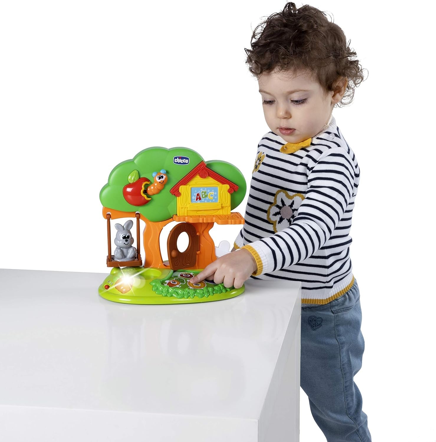 Chicco - Casa iepurașului, Jucărie electronică, Playset, Vârsta 1-4 ani Jucarii Bebe Naty Shop