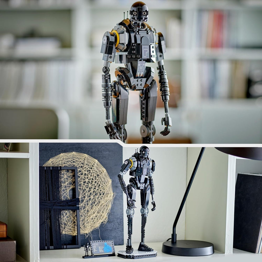 LEGO Star Wars 75434 Security Droid K-2SO - Construiește și expune figura, jucărie de construcție, model de colecție cu panou informativ - Cadou pentru băieți, fete și adulți fani Andor Seturi de constructie Besuche den LEGO-Store