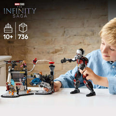 LEGO Marvel Captain America: Civil War Action Duel - Superhero Playset with 8 Minifigures - Toy Airplane Building and Play Set - Gift for Boys and Girls 76314 Building Sets Besuche den LEGO-Store