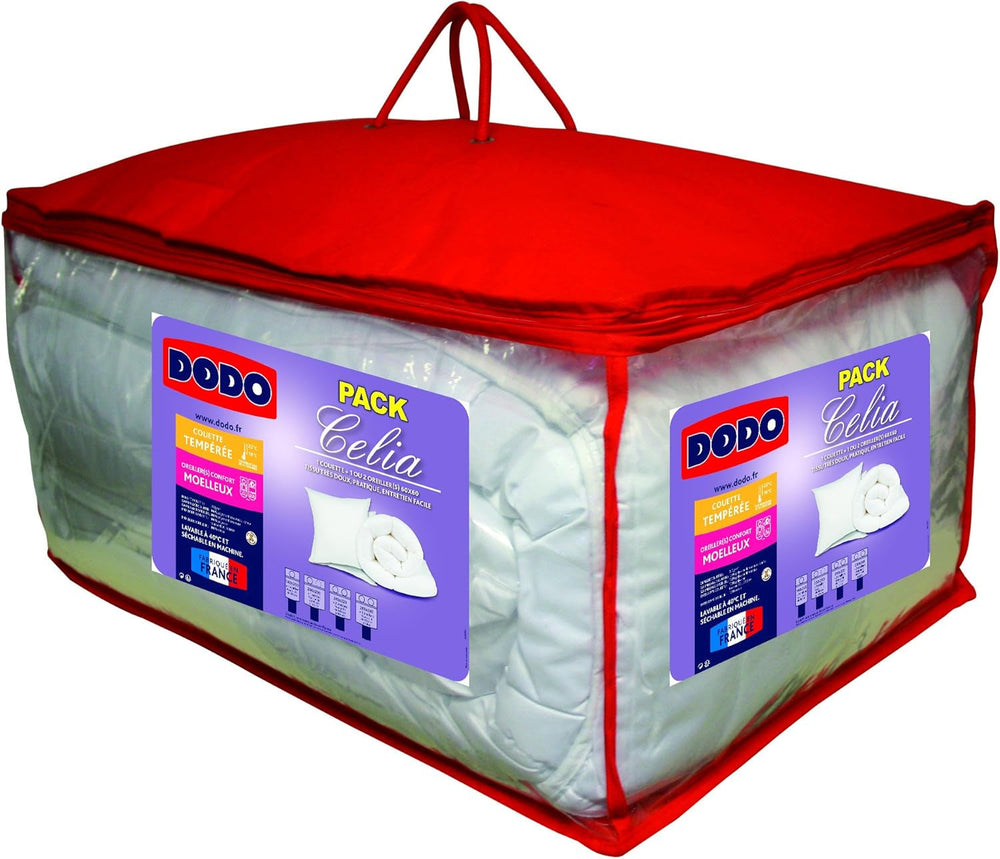 30519 220/240 Duvet cover and 2 pillows Polyester/Cotton White 220 X 240 Cm Duvets and quilts Naty Shop