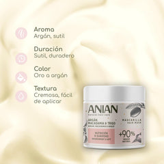 ARGÁN nutrition y suavidad mascarilla 350 ml Masca de par Naty Shop