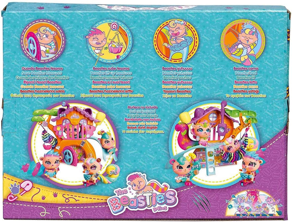 The Bellies from Bellyville - Beetree House, Beasties House Bellies Friends, Doll Accessory, Gifts (Famosa 700015795) Naty Shop Dollhouses