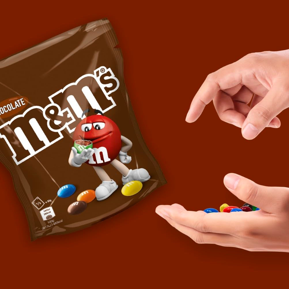 CONTENTS: 363g bag of M&M'S chocolate, the best quality thanks to the selected ingredients