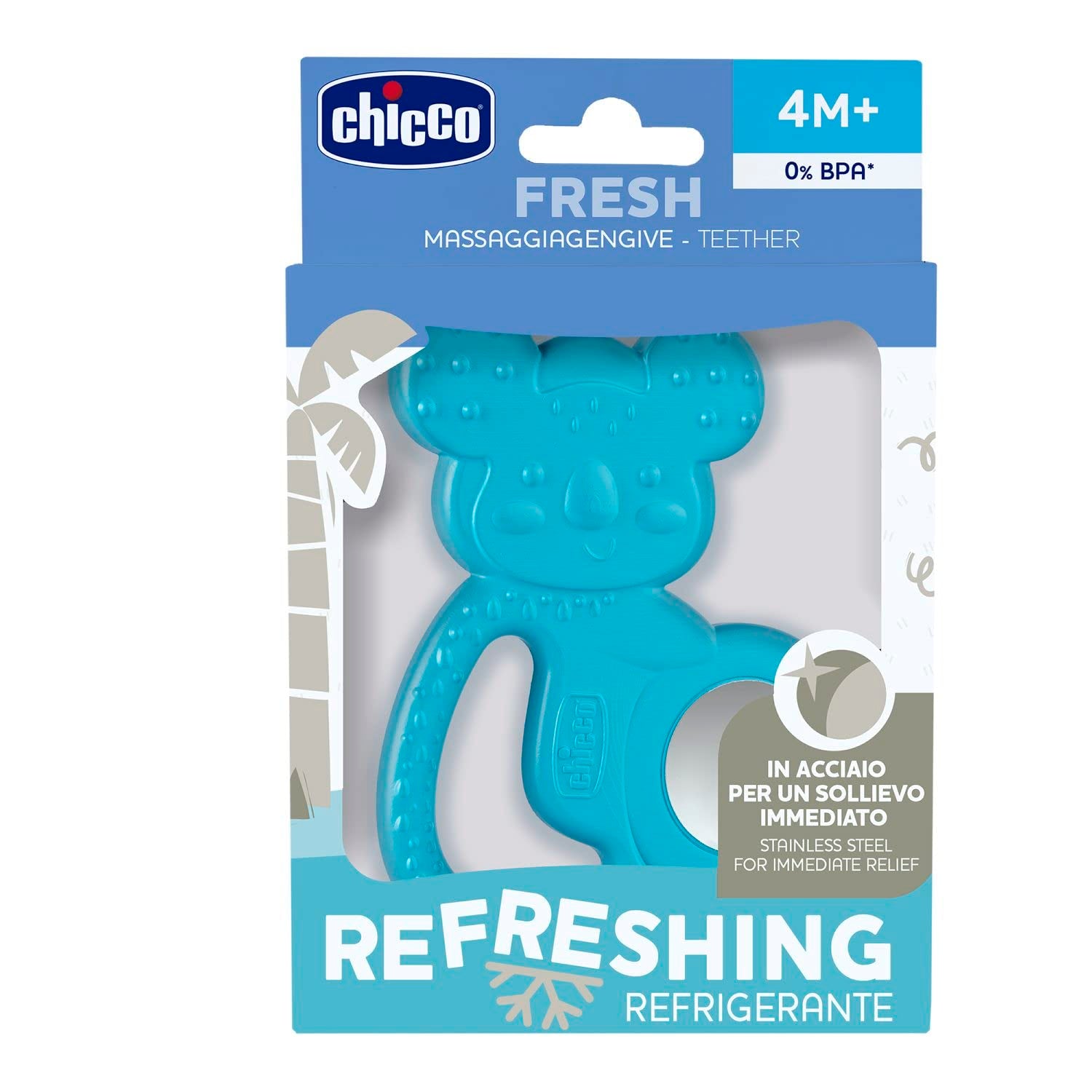 Jucărie de dentiție Chicco Fresh Power 3D Koala, 4M+