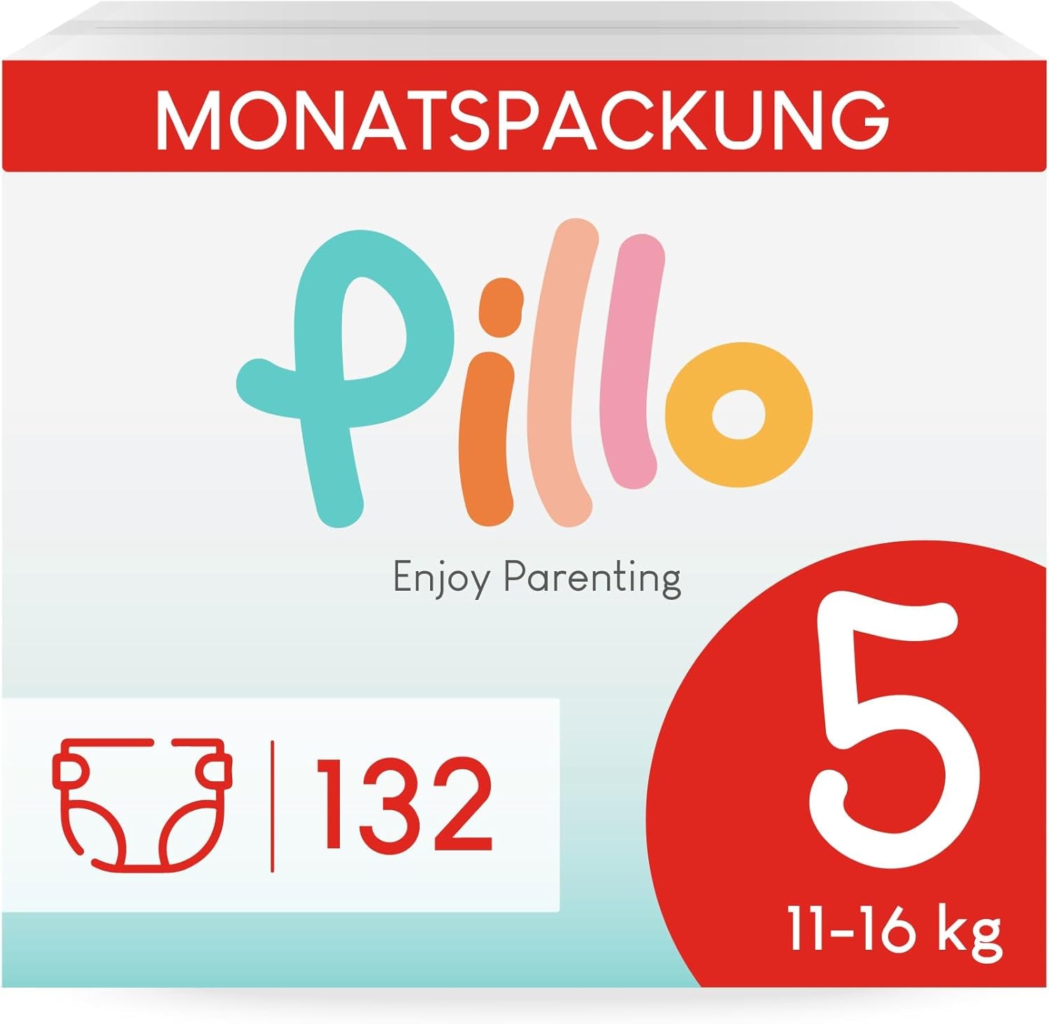 Diapers Pillo 3 - Box of 168 nappies, 6 packs of 28 nappies each, size 3 - Midi (6-10 kg) - Nappies for babies