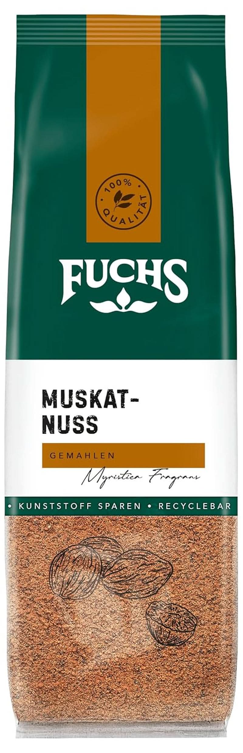Fuchs - Ground nutmeg, 50 grams Condimente Naty Shop